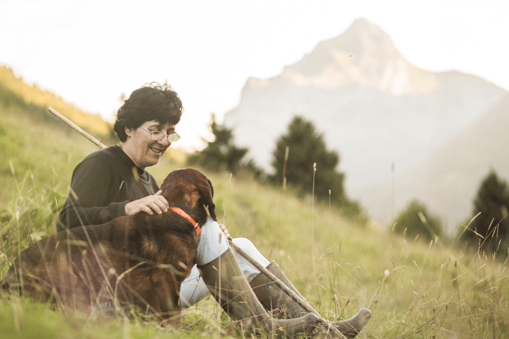 Sylvie Petit, éleveuse de vaches Abondance dans le Massif des Bauges