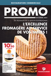 Transgourmet - Promo restauration commerciale septembre 2025