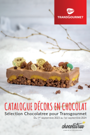 Décors en chocolat, sélection Chocolatree pour Transgourmet