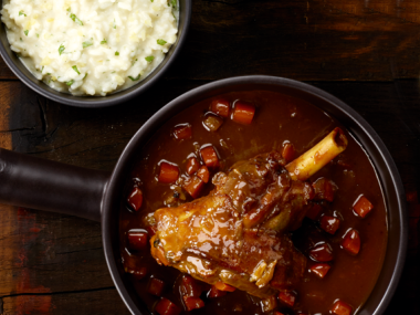 Transgourmet - Recette Souris d'agneau braisée au vin rouge