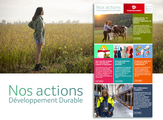 Transgourmet - Newsletter développement durable octobre 2022