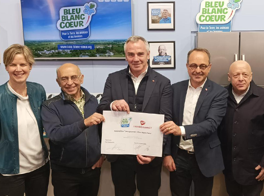 Transgourmet - Signature d'un partenariat avec Bleu Blanc Cœur