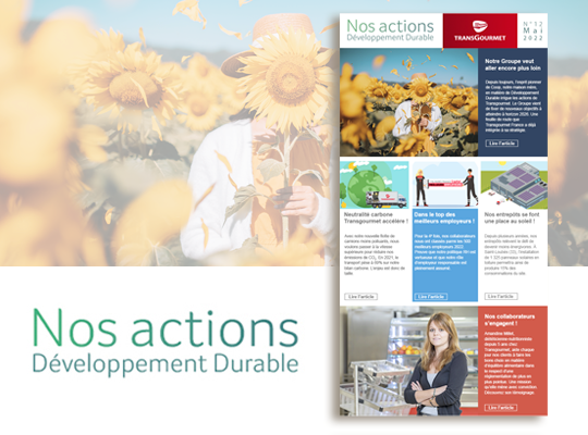 Transgourmet - Newsletter développement durable juin 2022