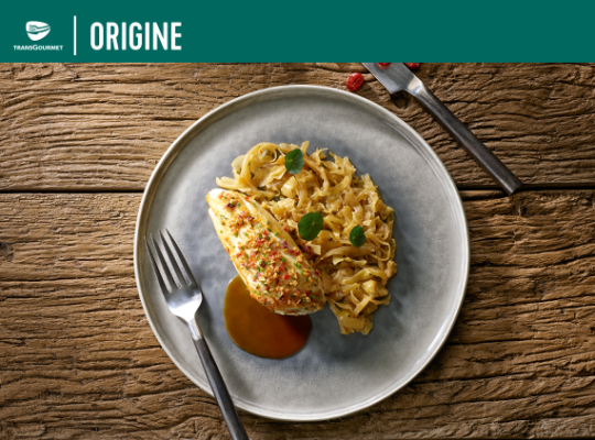 Recette - Escalope de dinde fermière, Transgourmet Origine