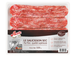 Saucisson sec prétranché