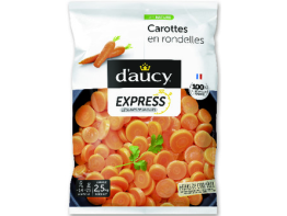 Carottes en rondelles cuit express ce2 colis de 2.5 kg