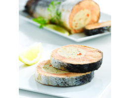 Saumon farci à la mousseline de crevettes pièce de 3 kg