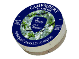 Camembert au lait cru 22 % m.g.