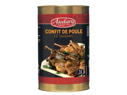 Confit de poule 12 cuisses 5/1