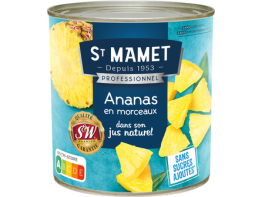 Ananas tranche brise préservé